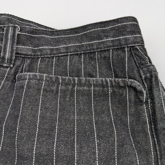 Lauren Jeans Co Ralph Lauren Womens 16 Striped Jeans Pinstripe with Wide Leg - Picture 6 of 8